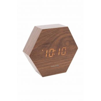 Karlsson ceas cu alarmă LED Hexagon
