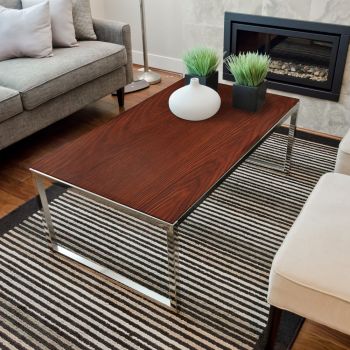 Autocolant pentru mobilier 200x60 cm Dark Walnut Wood – Ambiance ieftin