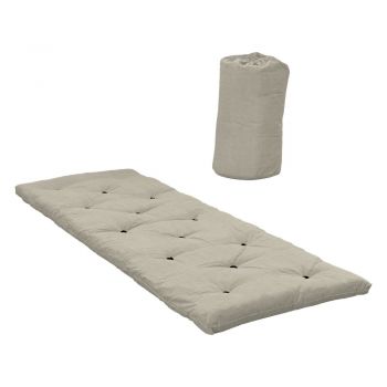 Saltea futon bej 70x190 cm Bed In A Bag Linen Beige – Karup Design