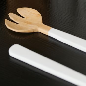 Sinsay - Set de 2 spatule pentru salată - Bej