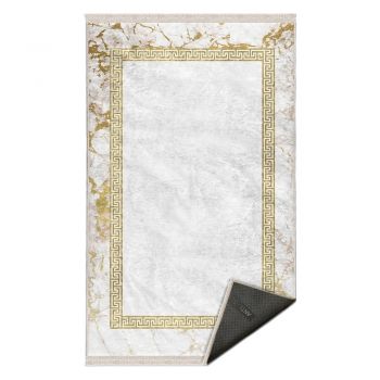 Covor alb-auriu 80x150 cm – Mila Home ieftin