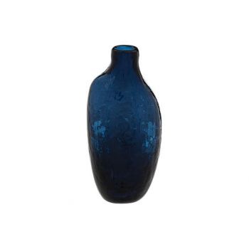 Vaza Sticla Single, Albastru, 20 Cm