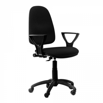 Scaun birou ergonomic GOLF LX, rotativ, ajustabil, negru, 47x57x102 115 cm ieftin