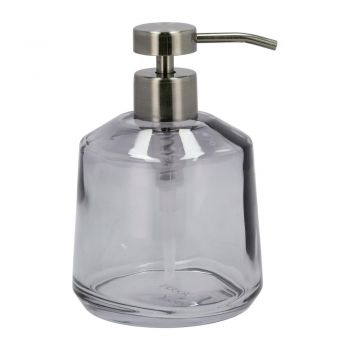 Dozator de săpun lichid gri din sticlă 450 ml Vintage – Södahl