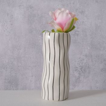 Vaza din Ceramica Alb H15xL7cm Linea