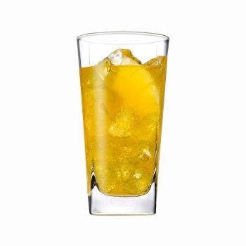 Set 6 pahare long drink Carre-Baltic, Pasabahce, 6.9 x 6.9 x 13.2 cm, sticla, transparent