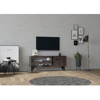 Comoda TV, Asse Home, Jena, 120x50x29 cm, Maro