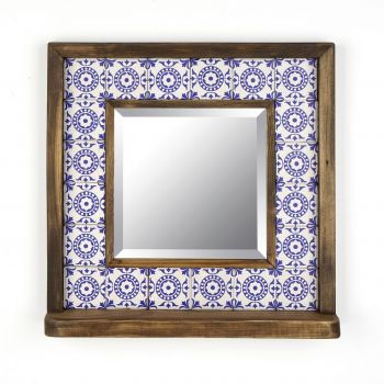 Oglinda decorativa, Evila Originals, STO022, 32.5x33x8 cm, Multicolor ieftina