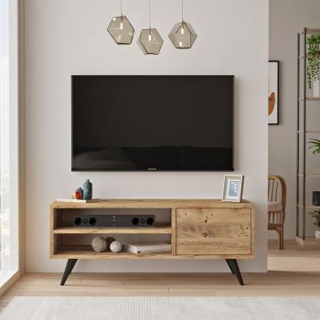 Comoda TV, Locelso, CD1, 110x44x40 cm, Maro