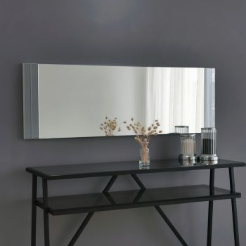 Oglinda decorativa, Neostill, A351, 40x120x2.2 cm, Alb ieftina