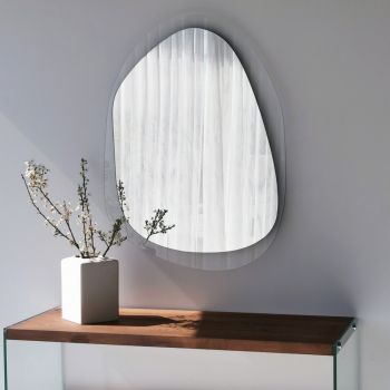 Oglinda decorativa, Neostill, Aqua A342, 75x55 cm, Transparent