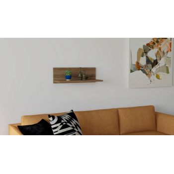 Raft de perete, Puqa Design, Fane, 60x19.6x21.6 cm, PAL, Maro
