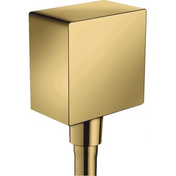 Cot iesire Hansgrohe FixFit Square, polished gold optic - 26455990