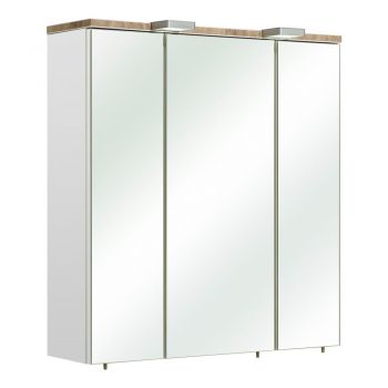Dulap de baie suspendat alb cu oglindă 65x70 cm Set 923 - Pelipal ieftin