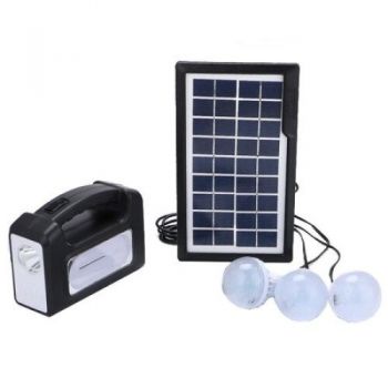 Kit solar GDplus GD-7 3 becuri lanterna inclusa la reducere
