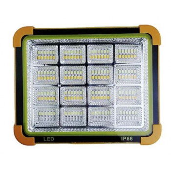 Proiector LED D9 cu panou solar, 1000 W