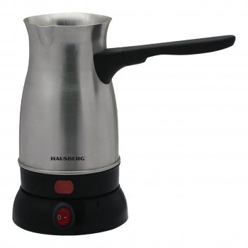 Ibric electric pentru cafea Hausberg HB-3815, Putere 800W, Capacitate 500 ml, Inox