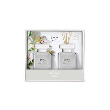 Ipuro kit difuzor de aromă White Lily 2 x 50 ml 2-pack
