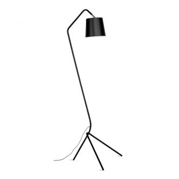 Lampadar negru cu abajur din metal (înălțime 155 cm) Barcelona – it's about RoMi