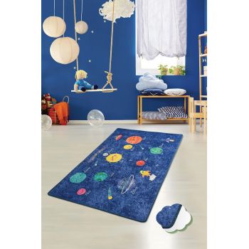 Covor, Space , 140x190 cm, Catifea, Multicolor