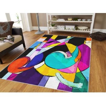 Covor, ym (136), 80x140 cm, Poliester, Multicolor