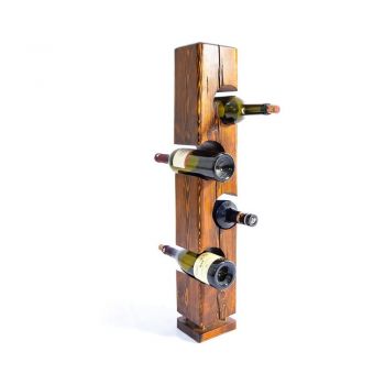 Suport pentru sticle de vin cu aspect de lemn de nuc Wiholder – Kalune Design la reducere