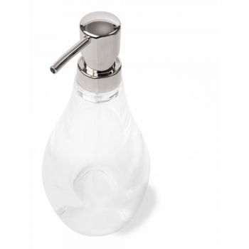 Dozator de săpun lichid din plastic 280 ml Droplet – Umbra