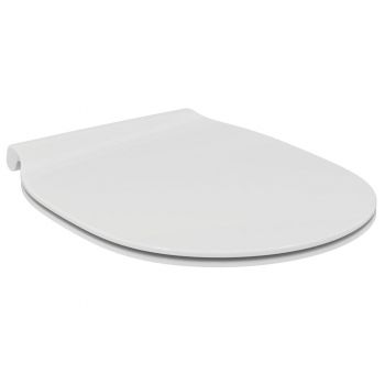 Capac WC Ideal Standard Thin subtire, duroplast, Connect Air, alb - E036501