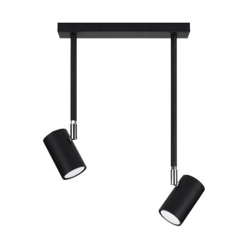 Plafonieră neagră 30x10 cm Jones - Nice Lamps ieftina
