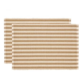 Suport pentru farfurii 2 buc. din material textil 33x48 cm Statement Stripe – Södahl