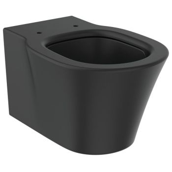 Vas WC suspendat Ideal Standard Connect Air AquaBlade, suspendat, negru mat - E0054V3 la reducere