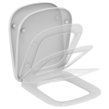 Capac WC Ideal Standard Esedra cu inchidere lenta, alb - T318101 ieftin