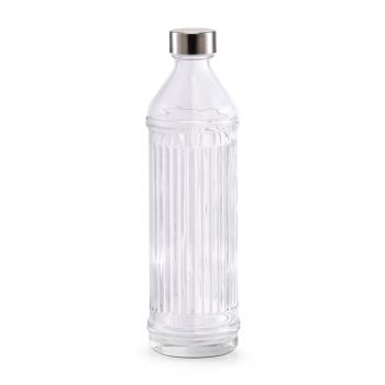 Sticla pentru apa Visual Transparent, 970 ml, Ø8,5xH30 cm
