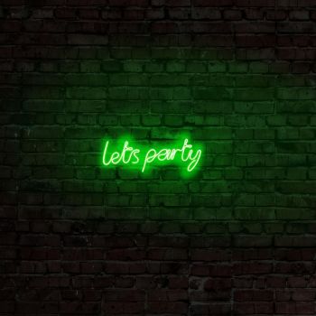 Aplica de Perete Neon Lets Party
