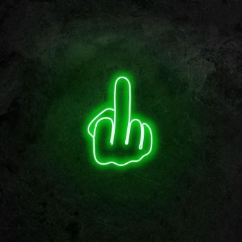Aplica de Perete Neon Middle Finger, 22 x 30 cm
