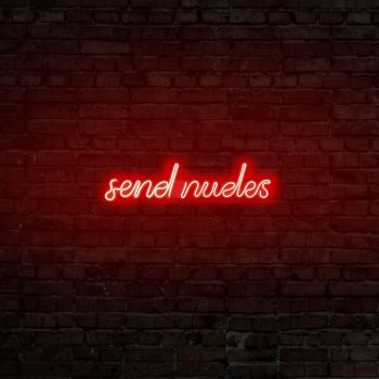 Aplica de Perete Neon Send Nudes