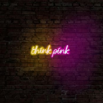 Aplica de Perete Neon Think Pink