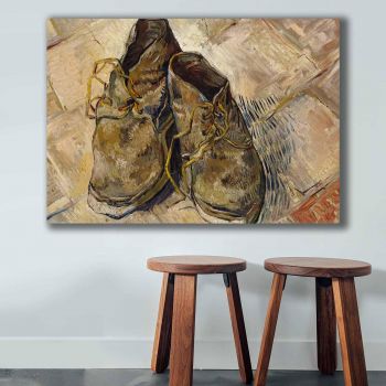 Tablou Canvas Boots, Maro, 100 x 70 cm ieftin