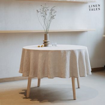 Față de masă din in ø 230 cm – Linen Tales