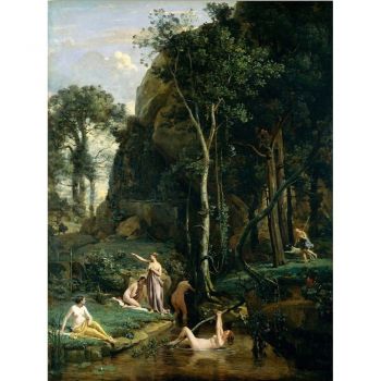 Tablou tip replică 70x100 cm Camille Corot – Wallity