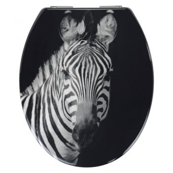 Capac WC 37,5 x 45 cm cu închidere automată Zebra – Allstar