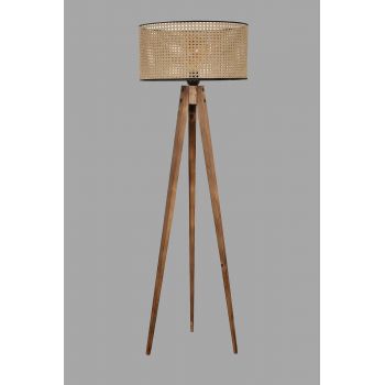 Lampa de podea Tripod Floor Lamp, Maro, 45x153x45 cm