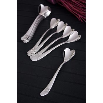 Set de lingura Spoon Set OZD-0001, Metalic, 2x4x11 cm