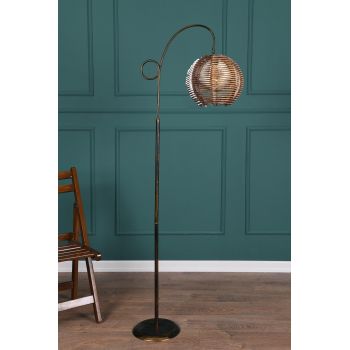 Lampa de podea Spheral Floor Lamp, Antic, 30x160x30 cm