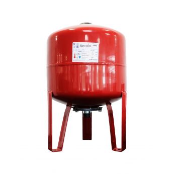 Vas expansiune termic Fornello 35 litri, vertical, cu picioare, culoare rosu, presiune maxima 10 bar, membrana EPDM