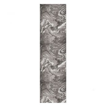 Covor tip traversă Flair Rugs Marbled, 80 x 150 cm, gri