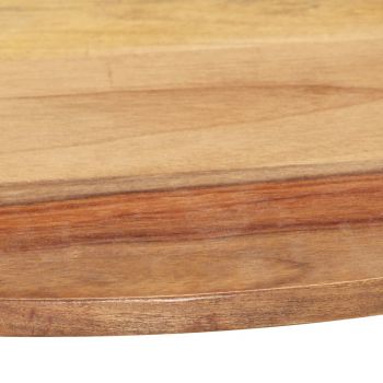 vidaXL Blat de masă, 70 cm, lemn masiv sheesham, rotund, 25-27 mm