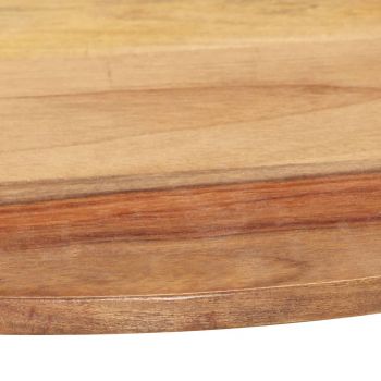 vidaXL Blat de masă, 40 cm, lemn masiv sheesham, rotund, 25-27 mm