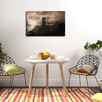 Tablou decorativ, 4570BRC-7, Canvas, Dimensiune: 45 x 70 cm, Multicolor