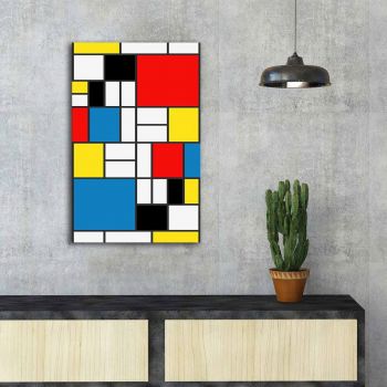 Tablou decorativ, FAMOUSART-020, Canvas, Dimensiune: 45 x 70 cm, Multicolor ieftin